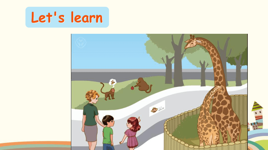 Unit 3Unit 3  At the zoo Part A Let's learn—Let's do 课件(共21张PPT)