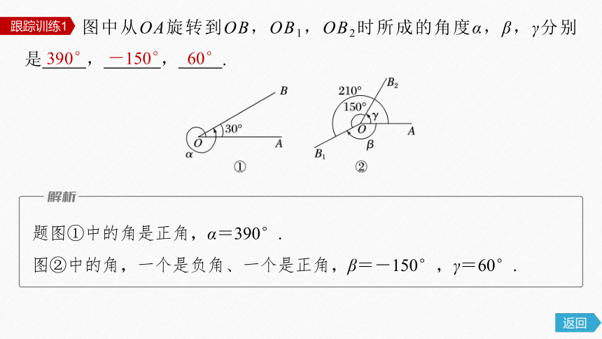 第五章 §5.1 5.1.1 任意角-高中数学人教A版必修一 课件（共48张PPT）