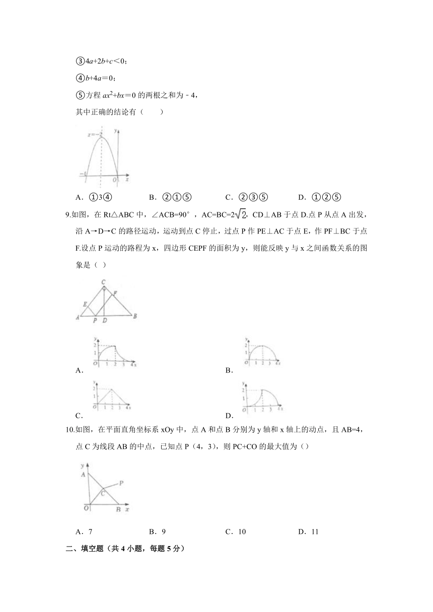 安徽省宿州市萧县城北初级中学2021-2022学年九年级下学期第一次月考数学试题（Word版无答案）