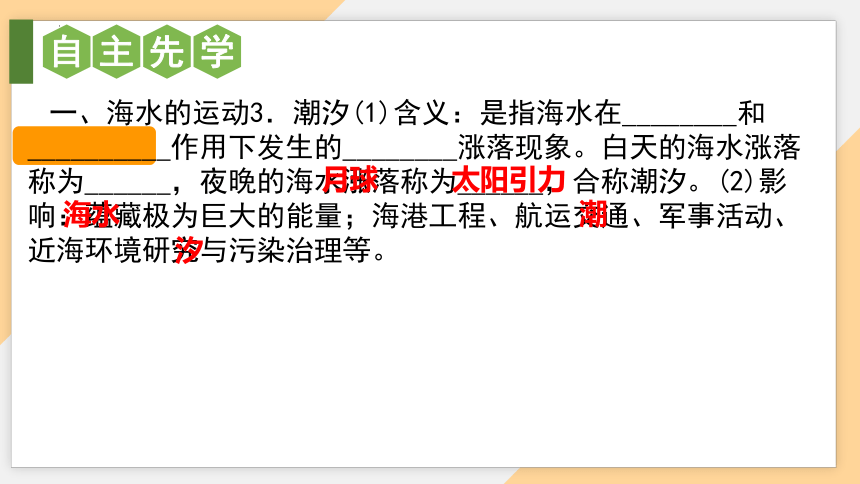 4.2海水的运动第二课时课件（共28张ppt）