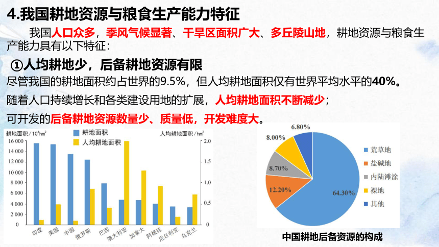 2.3 中国的耕地资源与粮食安全(共43张PPT)课件（内嵌2份视频）