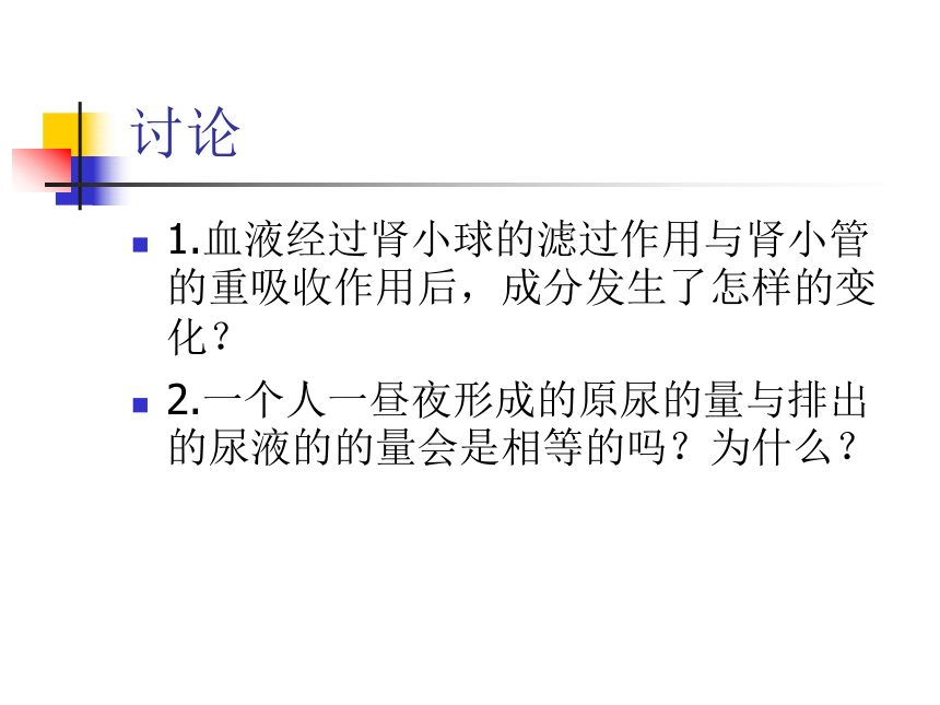 苏科版八年级上册生物 15.2人体内废物的排出 课件（22张PPT）