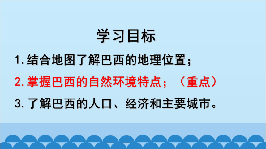 湘教版地理七年级下册 8.6巴西  课件(共18张PPT)