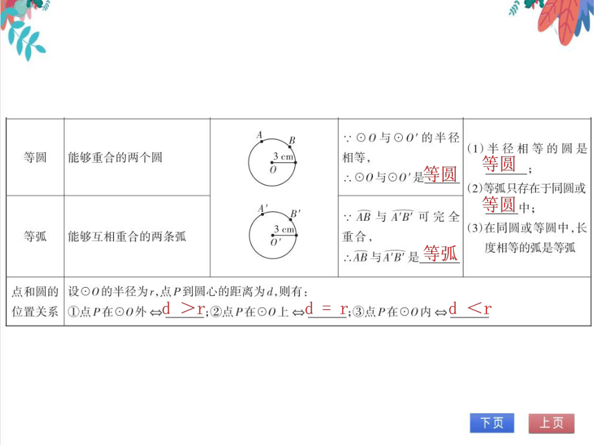 【北师大版】数学九(下)3.1 圆 同步练习本（课件版）