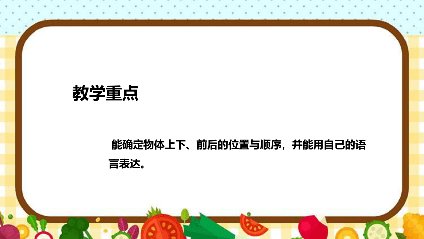 人教版小学数学一年上册《上、下、前、后》说课稿（附反思、板书）课件(共31张PPT)