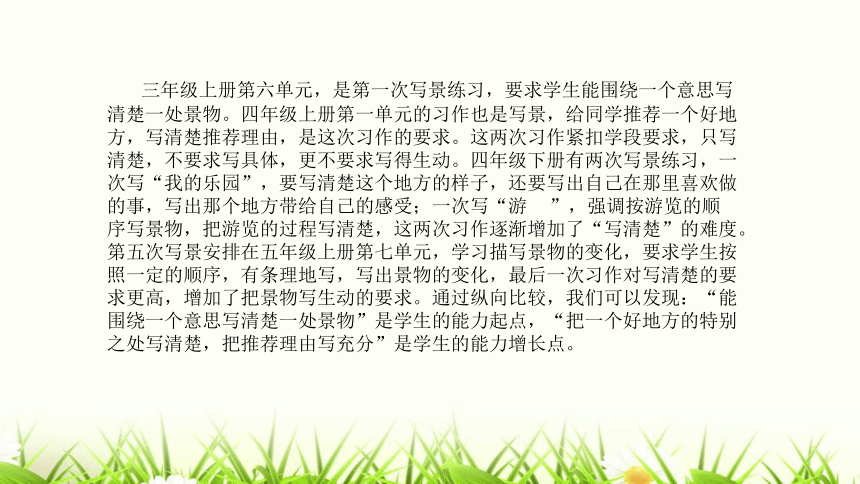 部编版小学四年级语文上册《习作：推荐一个好地方》说课课件（含教学反思）(共22张PPT)