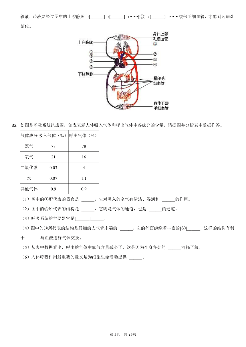 2019-2020学年辽宁省抚顺市新抚区八年级（下）期末生物试卷（word版含解析）