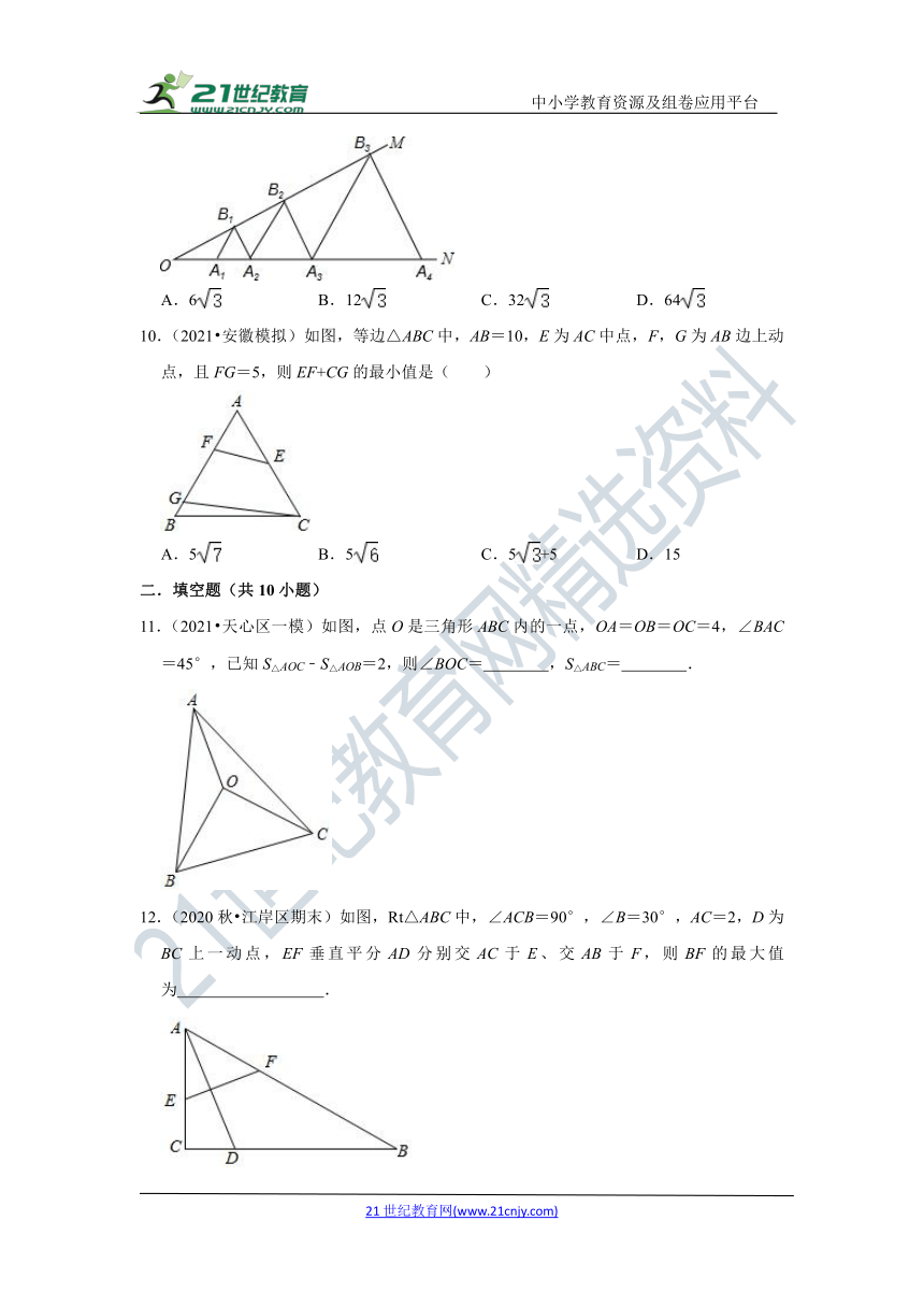 第一章 三角形的证明 专题复习（含解析）