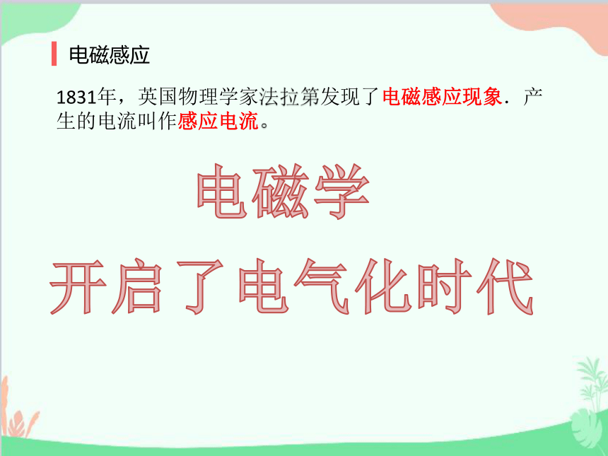 高中物理人教版（2019）必修第三册 13.3电磁感应现象及应用课件（41张PPT）