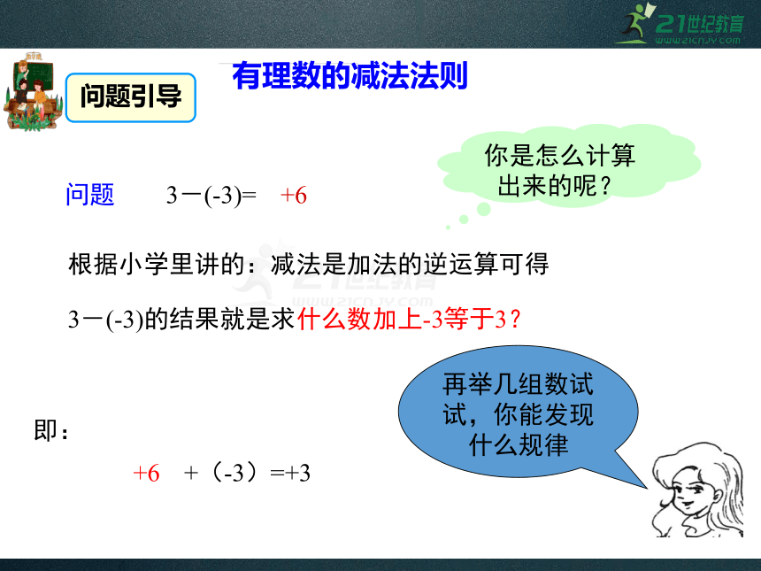 2.7 有理数的减法 同步课件（共29张PPT）