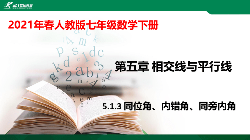 5.1.3 同位角、内错角、同旁内角  课件(共19张PPT)