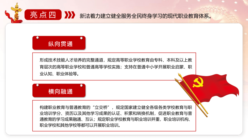 高中主题班会------解读职业教育法十大亮点-深入学习新修订的《职业教育法》专题PPT课件(共13张PPT)