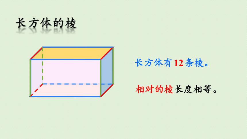 五年级下册数学  3.1.1  认识长方体  人教版  课件(32张PPT)