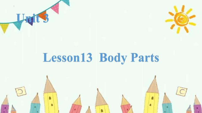 冀教版七年级上册Unit3  Body Parts and Feelings Lesson13  body  parts课件(共19张PPT，无音频)
