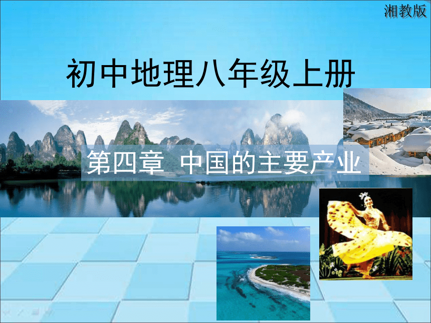 2021-2022学年湘教版地理八年级上册4.1农业课件（共42张PPT）