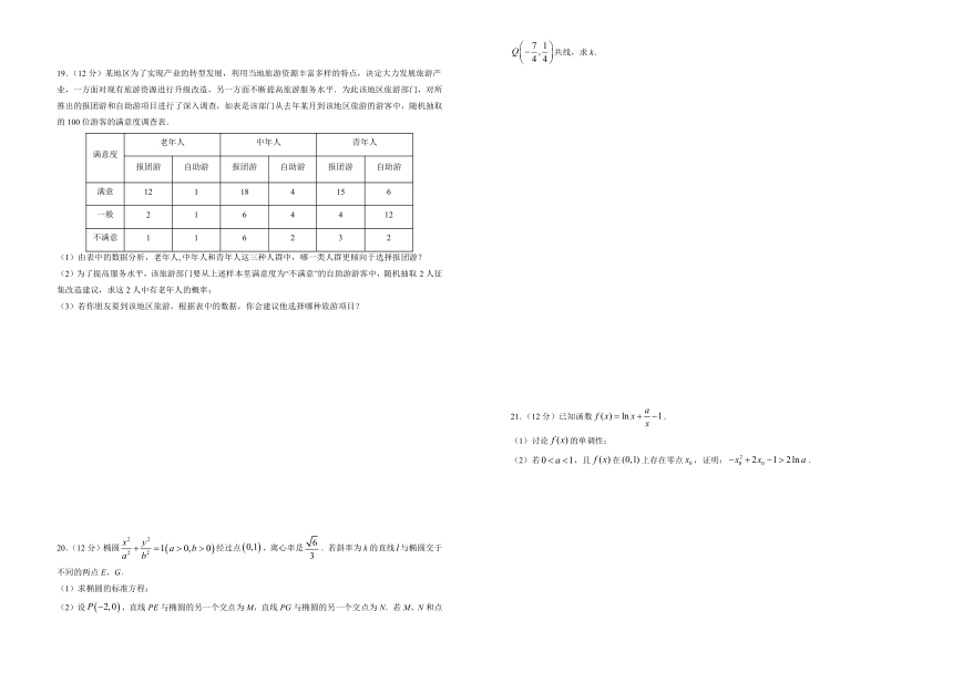 2021届高考全国Ⅰ卷数学(文科)临考仿真冲刺卷(二)（Word版含解析）