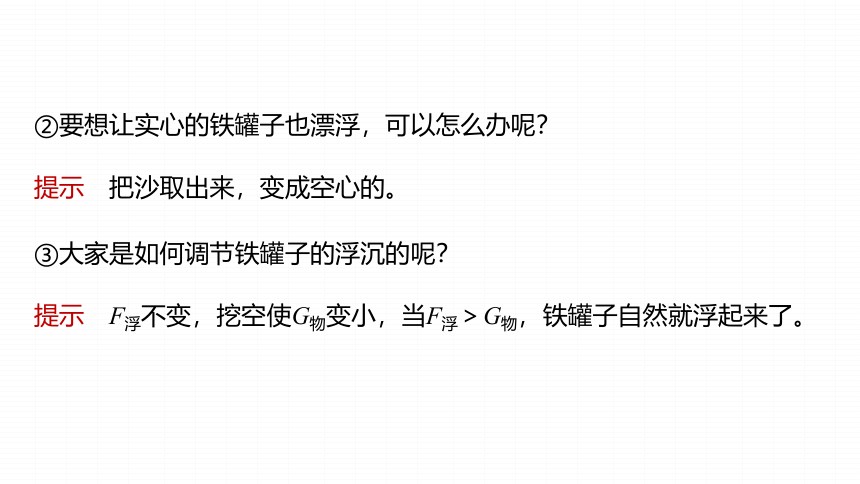 10.3 第2课时　物体浮沉条件的应用 课件(共26张PPT) 2023-2024学年物理人教版八年级下册