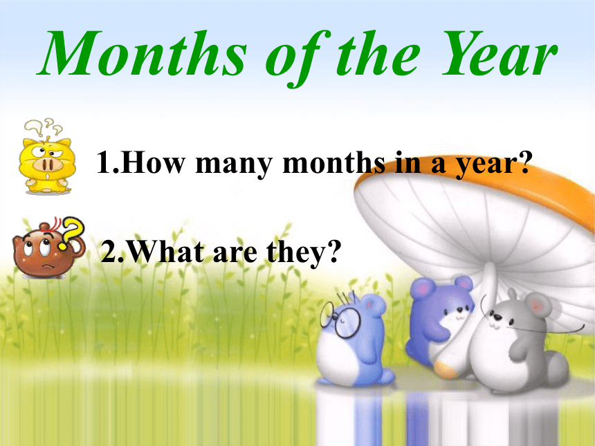 Unit 2 Lesson 7 Months of the Year 课件(共20张PPT)