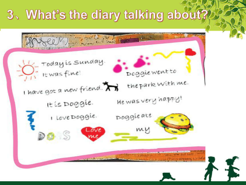 Unit3 Mary's diary Lesson1  课件(共31张PPT)