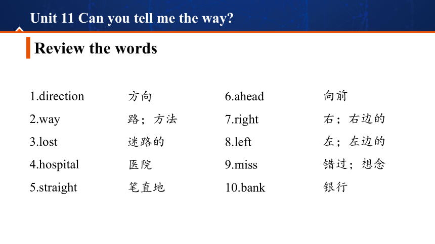 Module 6 Direction Unit 11 Can you tell me the way？课件（共62张ppt）