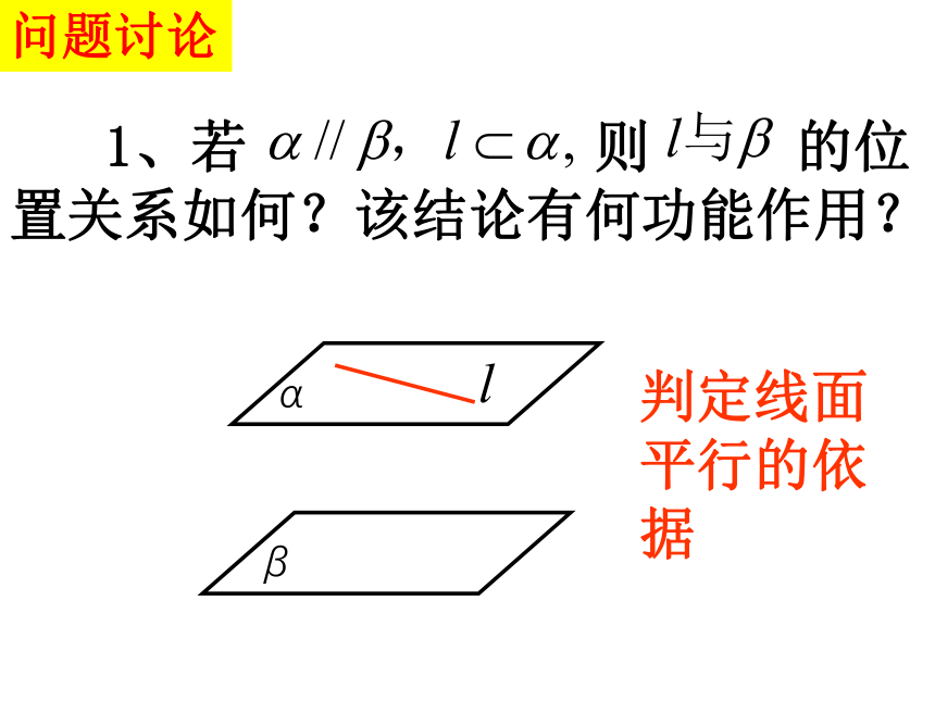 2.2.4 平面与平面平行的性质 课件（共19张PPT）—2020-2021学年高一人教A版数学必修二第二章