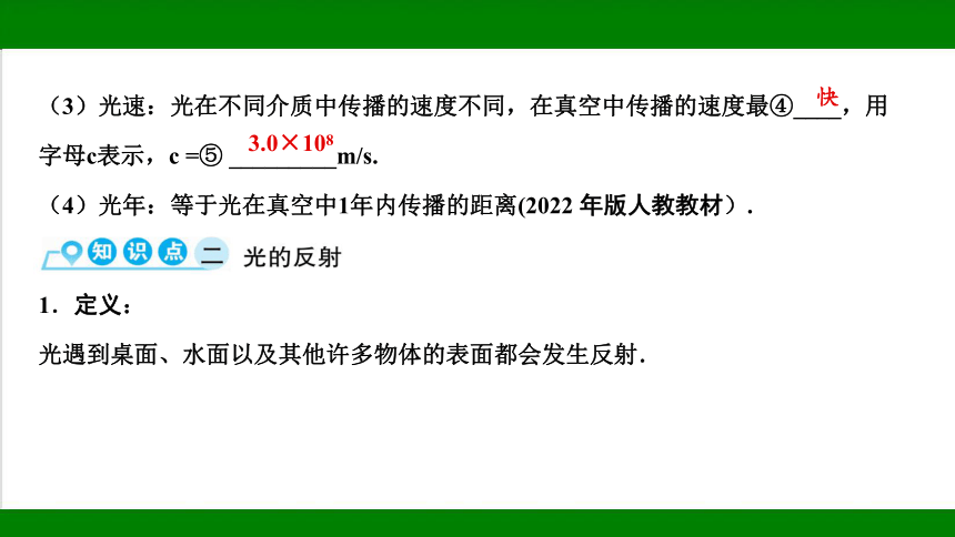 2023年甘肃省中考物理一轮复习：第二章  光现象（54张ppt）