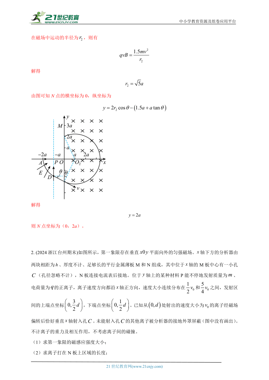 热点34  带电粒子在电场和磁场中的运动 --高考物理50热点冲刺精练（名师解析）