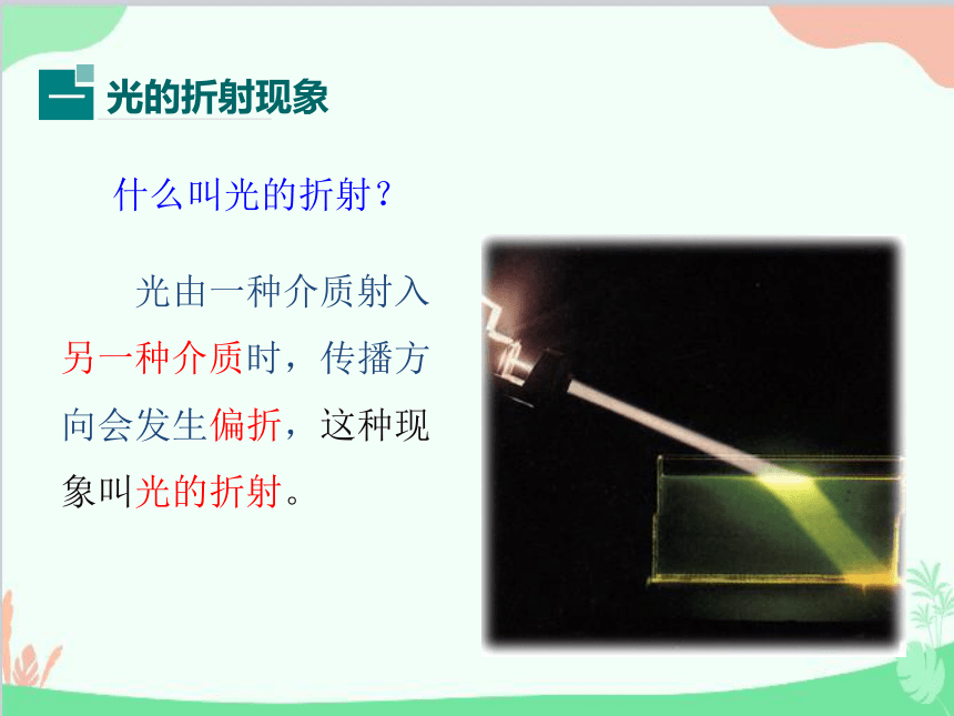 北师大版八年级物理上册 5-4光的折射 课件(共24张PPT)