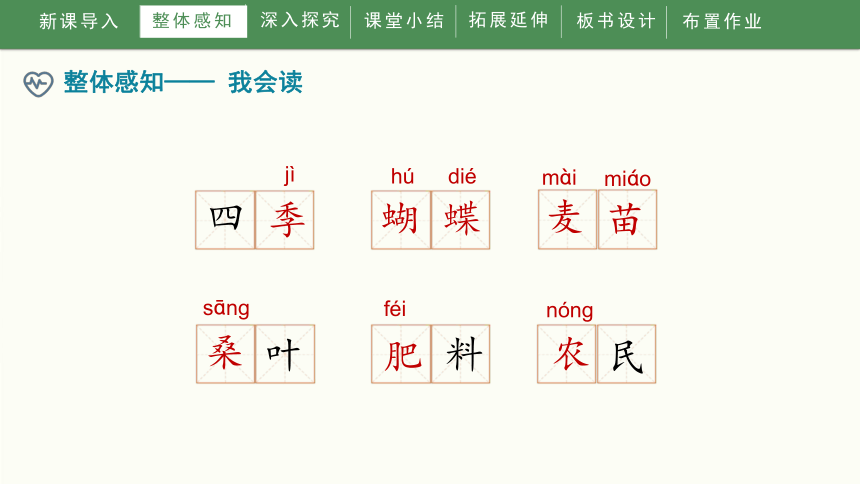 识字 4《田家四季歌》教学课件（30张PPT）