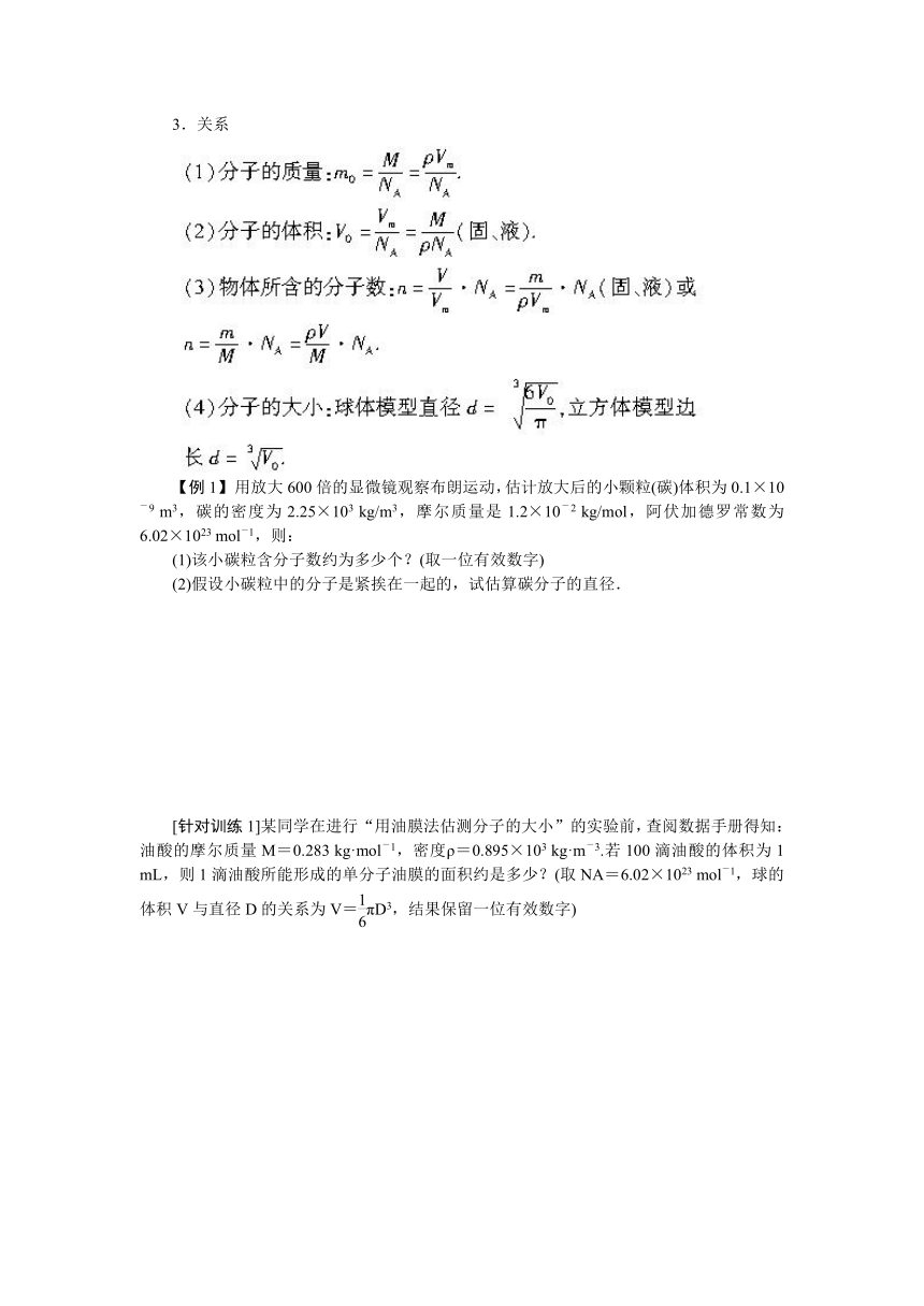 高考物理一轮复习学案51 分子动理论（含答案）