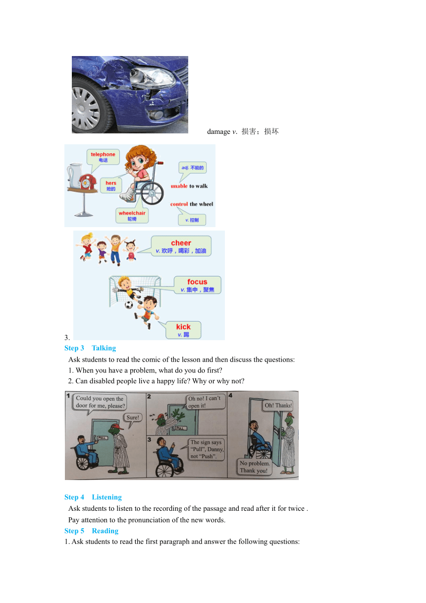 Unit 1 Stay Healthy Lesson 5 Jane's Lucky Life教学设计