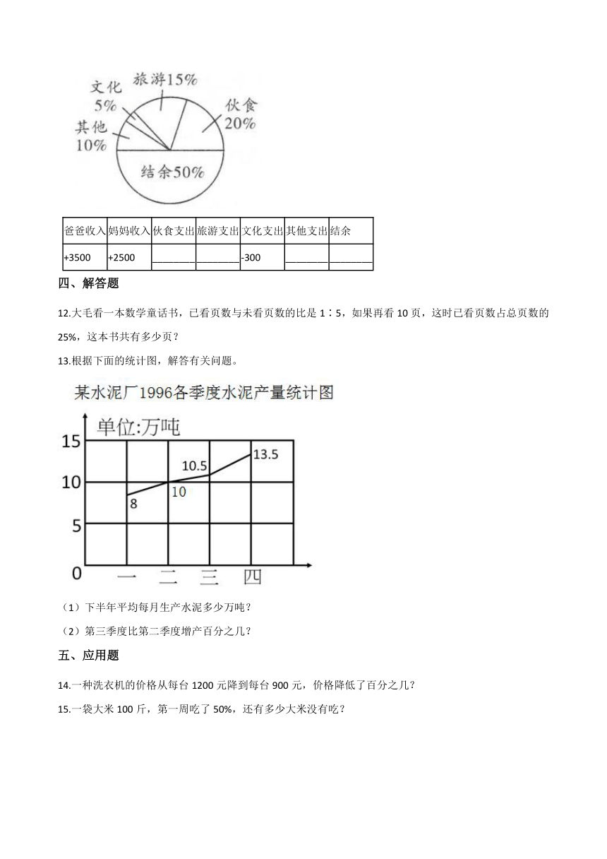 六年级下册数学一课一练 - 3.14旅游中的数学问题   浙教版（含答案）