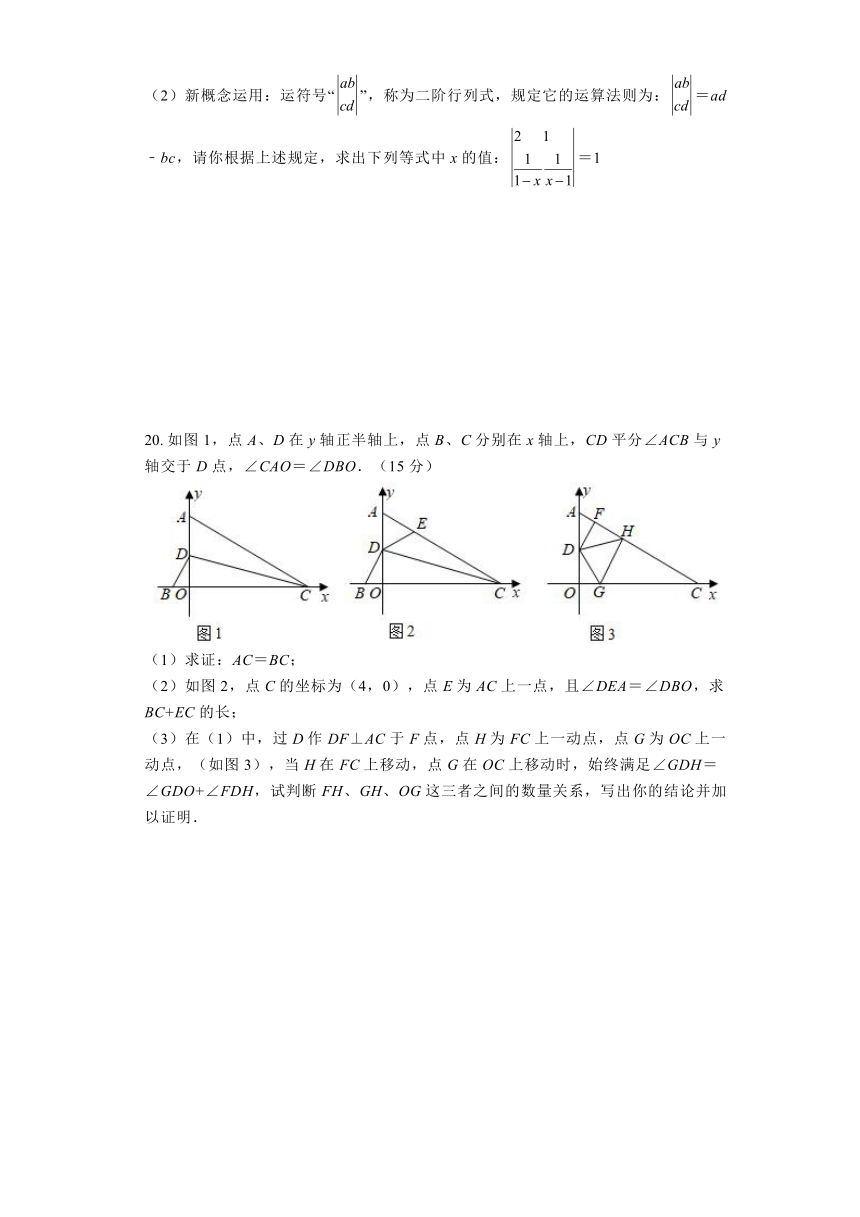 湖南省郴州市嘉禾县校际联考2022-2023学年八年级上学期期末数学试题(含解析)