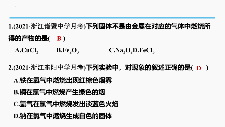 2023年普通高中化学学业水平考试学考复习——专题7　铁及其化合物（29张ppt）