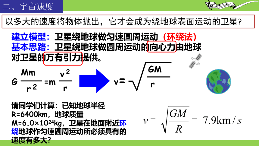 7.4.1 宇宙航行 课件(共25张PPT)  2023-2024学年高一下学期物理人教版（2019）必修第二册