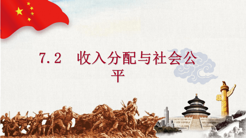 高中政治人教版必修一经济生活7.2收入分配与社会公平 课件(24张)