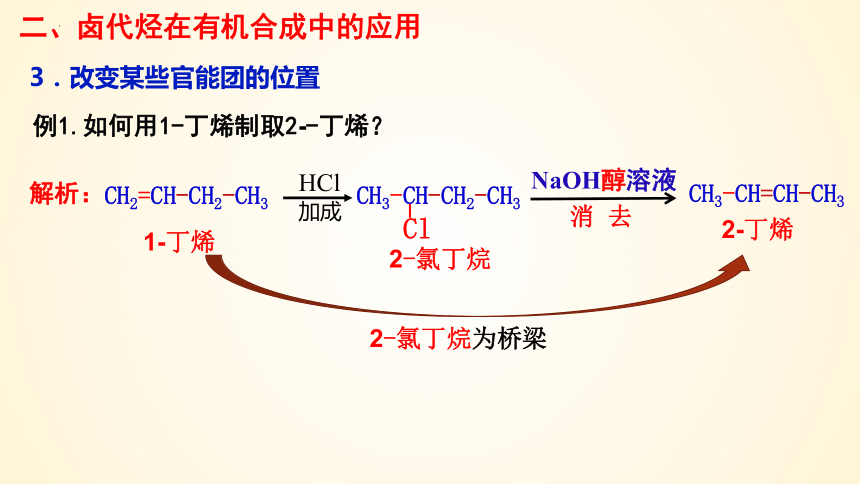 3.1.2 卤代烃在有机合成中的应用-高二化学课件(共36张PPT)（人教版2019选择性必修3）