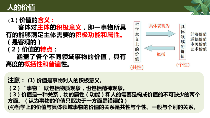 6.1价值与价值观（课件）(共34张PPT)高二政治《哲学与文化》课件（统编版必修4）