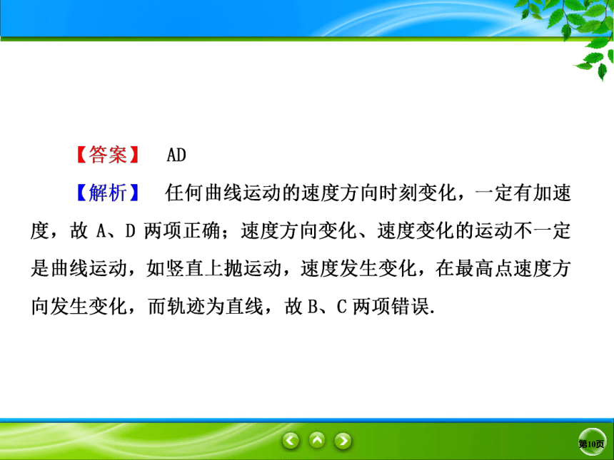 2020-2021学年高一下学期物理人教版（2019）必修第二册课件：5.1曲线运动(共33张PPT)