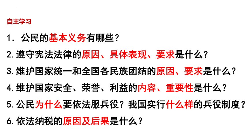 （核心素养目标）4.1公民基本义务   课件（ 24 张ppt+内嵌视频 ）