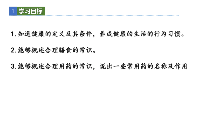 4.13.1 健康及其条件课件(共33张PPT) 2022-2023学年北师大版生物七年级下册