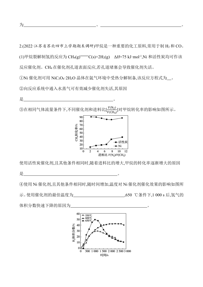 大题综合强化练  题型2　化学反应原理 （含解析）江苏省2023高考化学三轮冲刺练