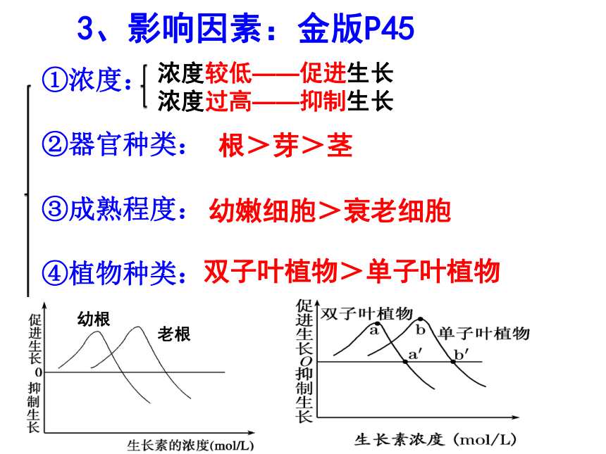 2021—2022学年高二上学期 生物人教版 必修3  3.2 生长素的生理作用 课件（30张ppt）