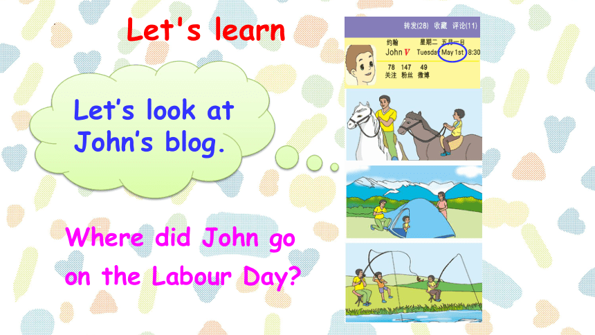 Unit 3 Where did you go？ A let’s learn 课件(共28张PPT)