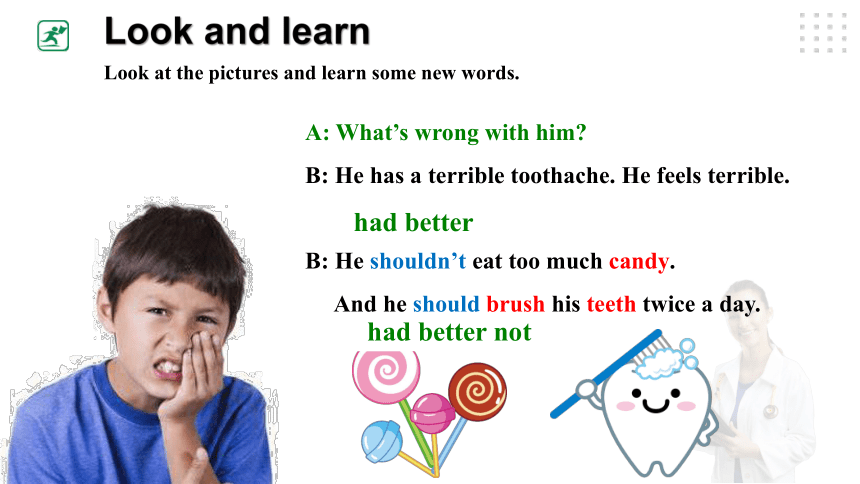 Unit 2 Topic 1 You should brush your teeth twice a day Section B课件(共26张PPT)