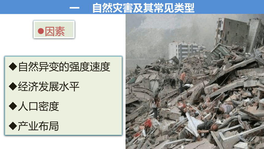 鲁教版（2019）必修 一4.1 自然灾害的成因课件(共17张PPT)