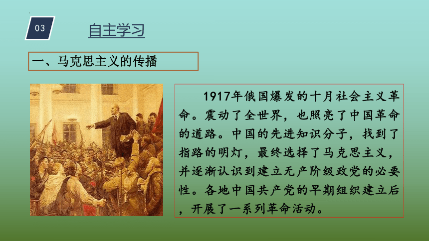 统编版道德与法治五年级下册3.9《中国有了共产党。 第一课时 课件（共19张PPT）