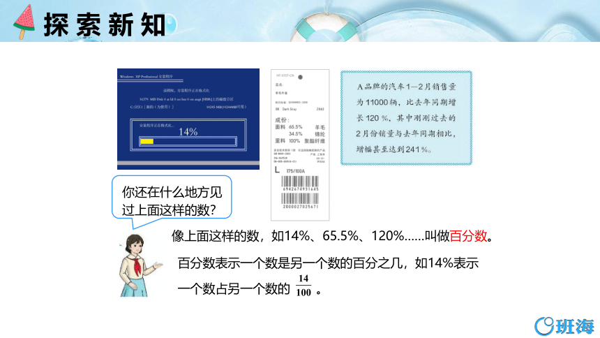 人教版（新）六上 第六单元 1.百分数的意义和读、写法【优质课件】