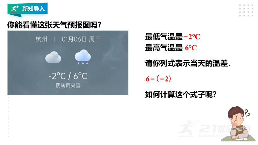 2.2.1有理数的减法  课件（共17张PPT）