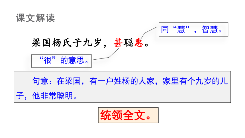 21 杨氏之子  课件  (共32张 )